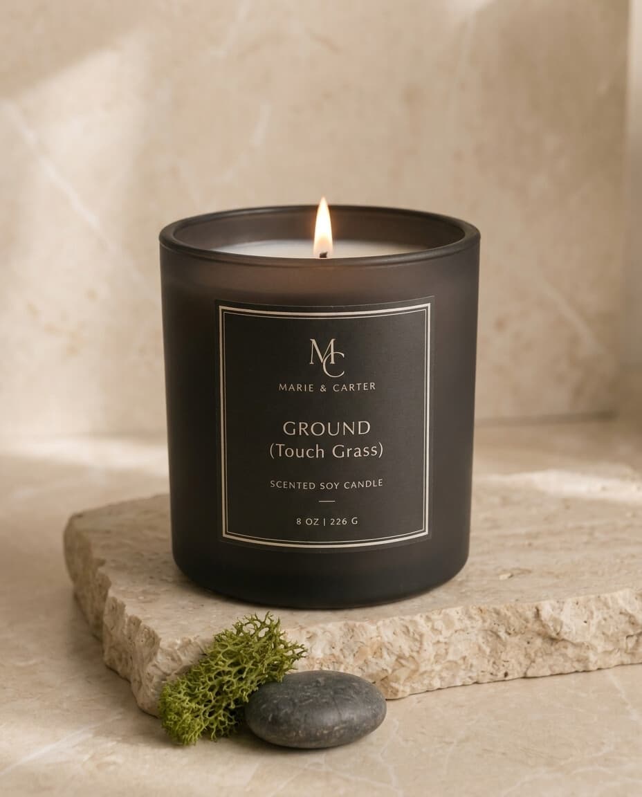 Marie & Carter Touch Grass candle